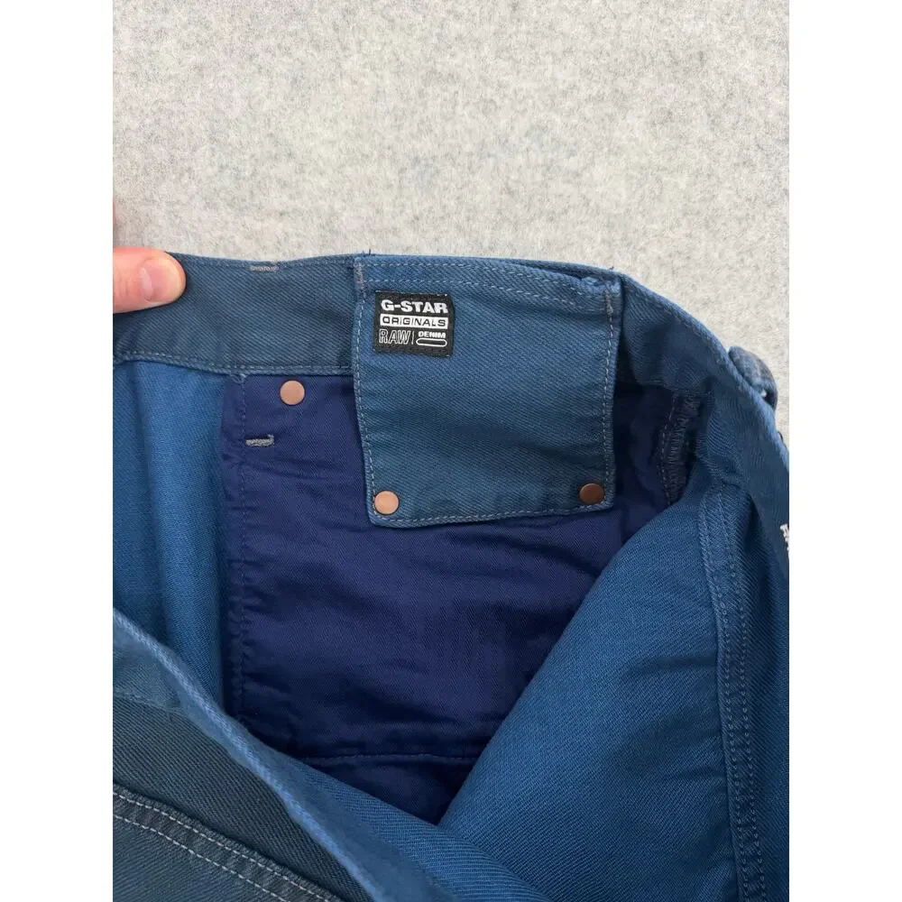 NWT G-Star Raw Type 96 Loose Sea Blue Vintage Wash Jeans Denim Size 36/32